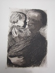 Mother With a Child in her Arm by Käthe Kollwitz