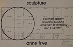 Anne Frye Sculpture Exhibition Poster by Anne (Kemper) Frye