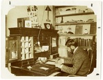 Professor Elwyn Chandler at His Desk, 1900