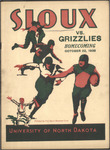 October 22, 1938, Homecoming game vs. Montana Grizzlies by University of North Dakota