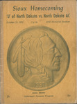 October 25, 1952, Homecoming Game v. NDAC by University of North Dakota