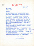 Letter from Alfred Demontigny to Senator Langer Regarding Reservation Relief, February 8, 1949 by Alfred Demontigny