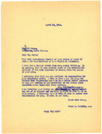 Letter from Congressman Burdick to Simon Regarding Relocation Costs, April 29, 1949 by Usher Burdick