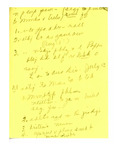 Handwritten Note Filed with Burdick's Papers, Undated