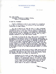 Letter from Charles West Providing a Report on US House Resolution 203, May 25, 1937