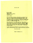 Letter from Representative Burdick to Mr. D. S. Myer Regarding Garrison Dam Flooding, July 30, 1951