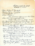 Letter from Martin Cross to Representative Burdick Regarding Public Law 437, March 7, 1950