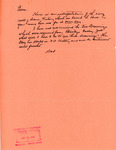 Letter from Usher Burdick to Eugene Burdick Regarding Sioux Drawings, May 16, 1949
