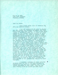 Letter from Eugene Burdick to A. F. Rath Regarding Beaded Moccasins, February 25, 1941