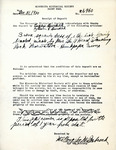 Receipt from Willoughby M. Babcock to Eugene Burdick for Beaded Dress, December 31, 1930