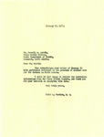 Letter from Representative Burdick to Russell O. Saxvik Regarding Medical Care, January 29, 1952