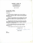 Letter from Martin Cross to Representative Burdick Forwarding a Resolution Passed by the Three Affiliated Tribes Tribal Business Council, and Expressing Concern over Withdrawal of Government Assistance, April 25, 1951