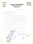 Letter from US Representative B. J. Gehrmann to Representative Burdick Regarding 