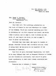 Letter from JE Arnold to Representative Burdick Regarding Court of Claims, March 21, 1939