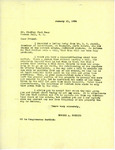Letter from Eugene Burdick to Charles Fool Bear Regarding Catfish's Estate, January 21, 1936 by Eugene Burdick
