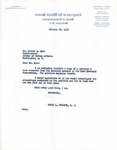 Letter from Representative Burdick to Dillon Myer Regarding the Petition Calling for the Investigation of Jefferson B. Smith, January 12, 1953