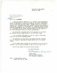 Letter from Martin Cross to Representative Burdick Enclosing Transcripts of Notes from July 15-17 Meeting, August 10, 1954
