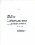 Letter from Laura Page Knudson for Representative Burdick to Martin Cross Regarding the Election Questionnaire Sent from the Three Affiliated Tribes, November 10, 1954