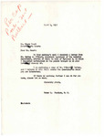 Letter from Representative Burdick to Frank Heart Regarding Letter from Wesley D'Ewart Which Answers Inquiries Made by Heart, March 1, 1956 by Usher Burdick and Wesley D'Ewart