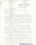 Letter from Gordon W. Bell to Representative Burdick Regarding Religious Education, January 18, 1950