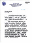 Letter from Glenn Emmons to Representative Burdick Regarding US Senate Bill 2151, March 14, 1956