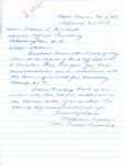 Letter from Martin Cross to Representative Burdick Enclosing Copies of Affidavits Regarding US Senate Bill 2663, March 21, 1956