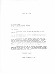 Letter from Representative Burdick to Martin Cross Regarding $200 Per Capita Payments, March 22, 1956