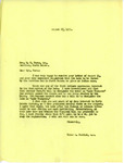 Letter from Representative Burdick to Mrs. H. T. Burns Sr. Regarding Reservoir Name, August 17, 1951