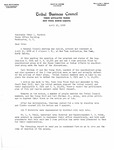 Letter on Three Affiliated Tribes Tribal Council Letter Head Addressed to Otto Summarizing an April 11 Meeting of the General Council, April 12, 1956 by author unknown