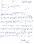 Letter from Carl Whitman, Jr. and James Hall, Sr. to Representative Burdick Expressing a Desire for a Tribal Council Election, April 16, 1956 by Carl Whitman Jr. and James Hall Sr.