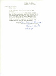 Letter from Maggie Grinnell to Representative Burdick in Support of US Senate Bill 2151 and Per Capita Payments, April 23, 1956