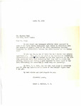 Letter from Representative Burdick to Bigelow Neal Regarding US House Resolution 9324, April 27, 1956 by Usher Burdick