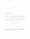 Letter from Representative Burdick to Carl Whitman, Jr. in Response to Whitman's April 28 Letter, May 3, 1956