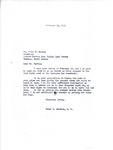 Letter from Representative Burdick to James Martin Regarding Garrison Dam Pool Level, February 18, 1955