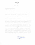 Letter from Bigelow Neal to Representative Burdick Regarding the Terms of the Taking of Land for Construction of the Garrison Dam, May 14, 1956 by Bigelow Neal
