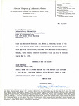 Letter Forwararding Telegram from Martin Cross to the Members of the Indian Affairs Subcommittee, May 16, 1956 by Hilda Henderson and Martin Cross