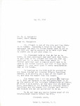 Letter from Representative Burdick to Ben (B. J.) Youngbird Regarding Per Capita Payments, May 16, 1956 by Usher Burdick