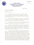 Letter from Glenn Emmons to Representative Burdick Regarding Ranching Hardships Experienced by Ripley Family, May 17, 1956 by Glenn Emmons