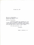 Letter from Representative Burdick to Mrs. E. V. Schanandore Regarding Per Capita Payments, October 22, 1956
