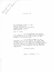 Letter from Representative Burdick to Clifton E. Mack Regarding Need for Barge to Ferry Trucks Across the Lake Created by the Garrison Dam, May 22, 1957 by Usher Burdick