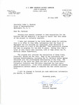 Letter from Lynn W. Pine to Representative Burdick Regarding Acquisition of Land by Army Corpse of Engineers, July 16, 1958