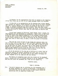 Letter from Representative Burdick Regarding Garrison Dam Pool Level, January 31, 1946