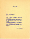Letter from Representive Burdick to Joseph Wick Regarding Garrison Dam Pool Level, March 23, 1949 by Usher L. Burdick