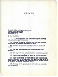 Letter from Representative Burdick to Nelson Smith Regarding Garrison Dam and Fort Peck Dam, April 20, 1950