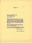 Letter from Representative Burdick to John Smith Regarding Garrison Dam Pool Level, March 24, 1949