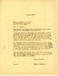 Letter from Representative Burdick to Gerhard Stenerson Regarding Garrison Dam Pool Level, July 15, 1949