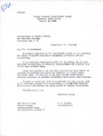 Letter from C. H. Beitzel to Commissioner Province Regarding Food Commodities, January 10, 1950