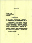 Letter from Representative Burdick to Eugene Burdick Regarding Garrison Dam Land Acquisition, August 21, 1952