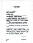 Letter from Owen Morken to Representative Burdick Regarding Relocation Program Funds, April 1, 1957