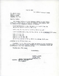 Letter from Nelson Mason to Albert Funfar Regarding Land Patents, May 17, 1952
